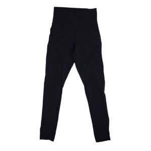 ARITZIA TNA black cutout mesh panel high waist‎ leggings tights workout S